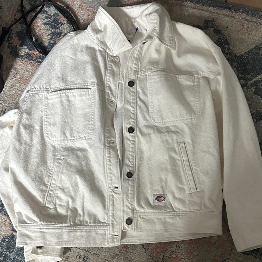 Dickies Off-White Shirt Jacket